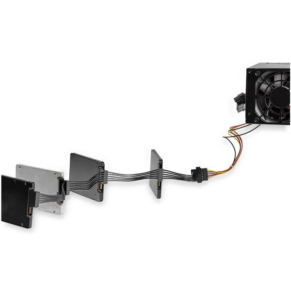 SATA Power Splitter Adapter Cable 4x