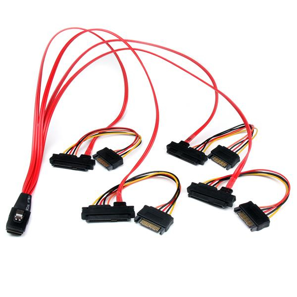 Internal Mini SAS Cable - F8087 To 4x Sff8482 - 50cm