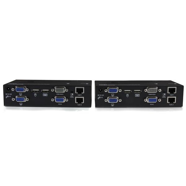 KVM Extender USB Dual Vga Over Cat5 Utp - 650ft / 200m