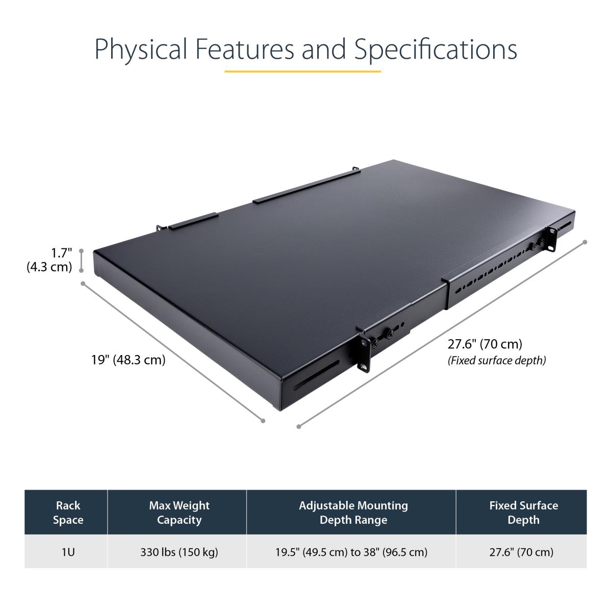Server Rack Shelf1u 19in Adjustable Rack Mount Shelf      Uk