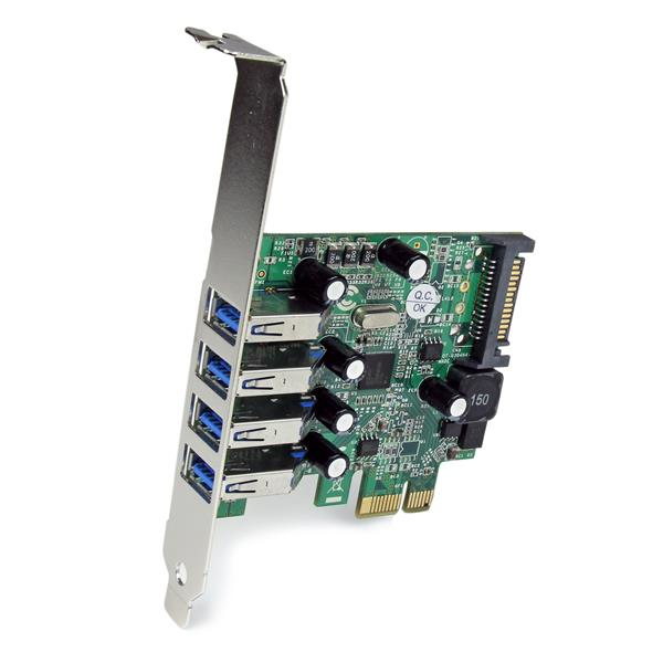 Card Adapter Pci-e 4 Port pci-e Super Speed USB3.0 Controller