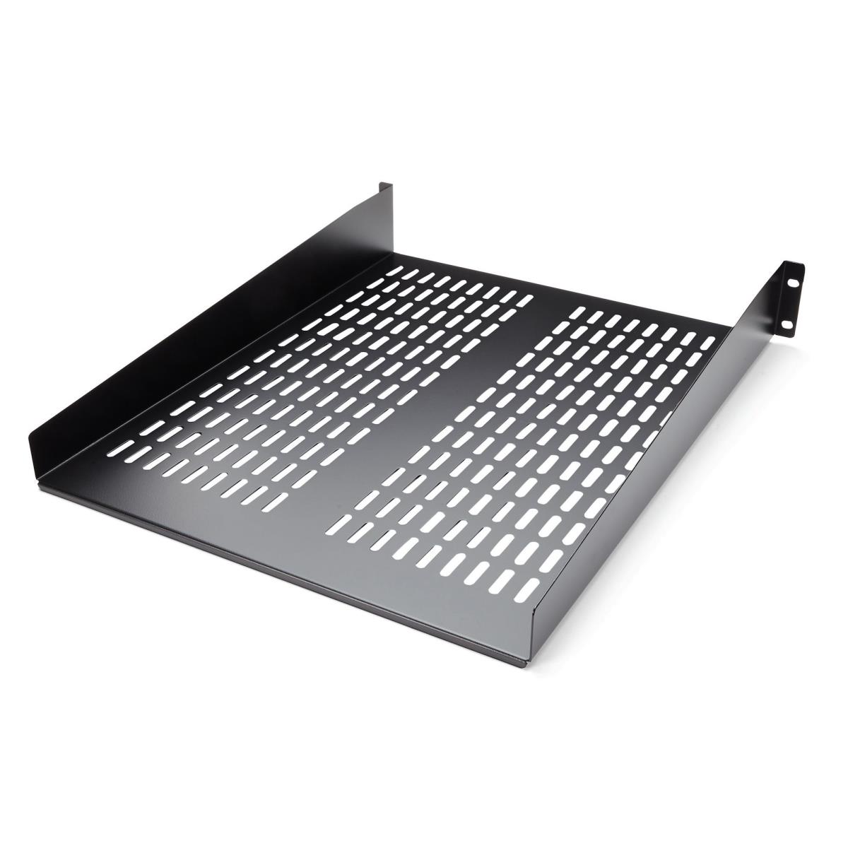 Fixed Server Rack Shelf2u 22in Vented Cantilever Shelf