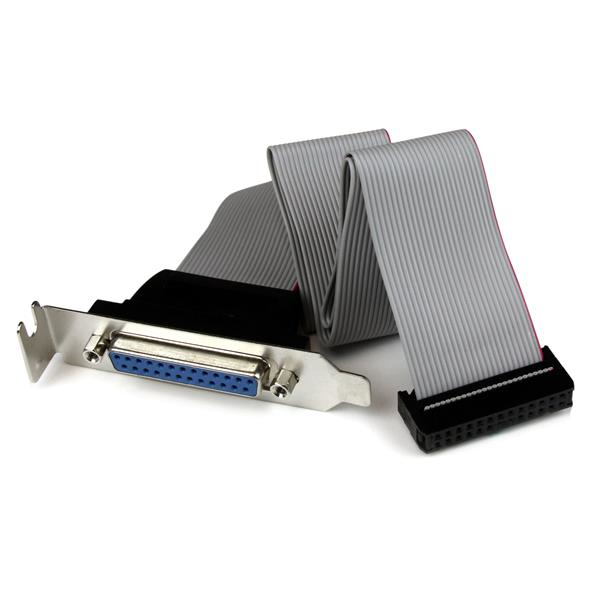 Db25 Parallel Female To Id 25 Pin Header Slot Plate 16in Low Profile
