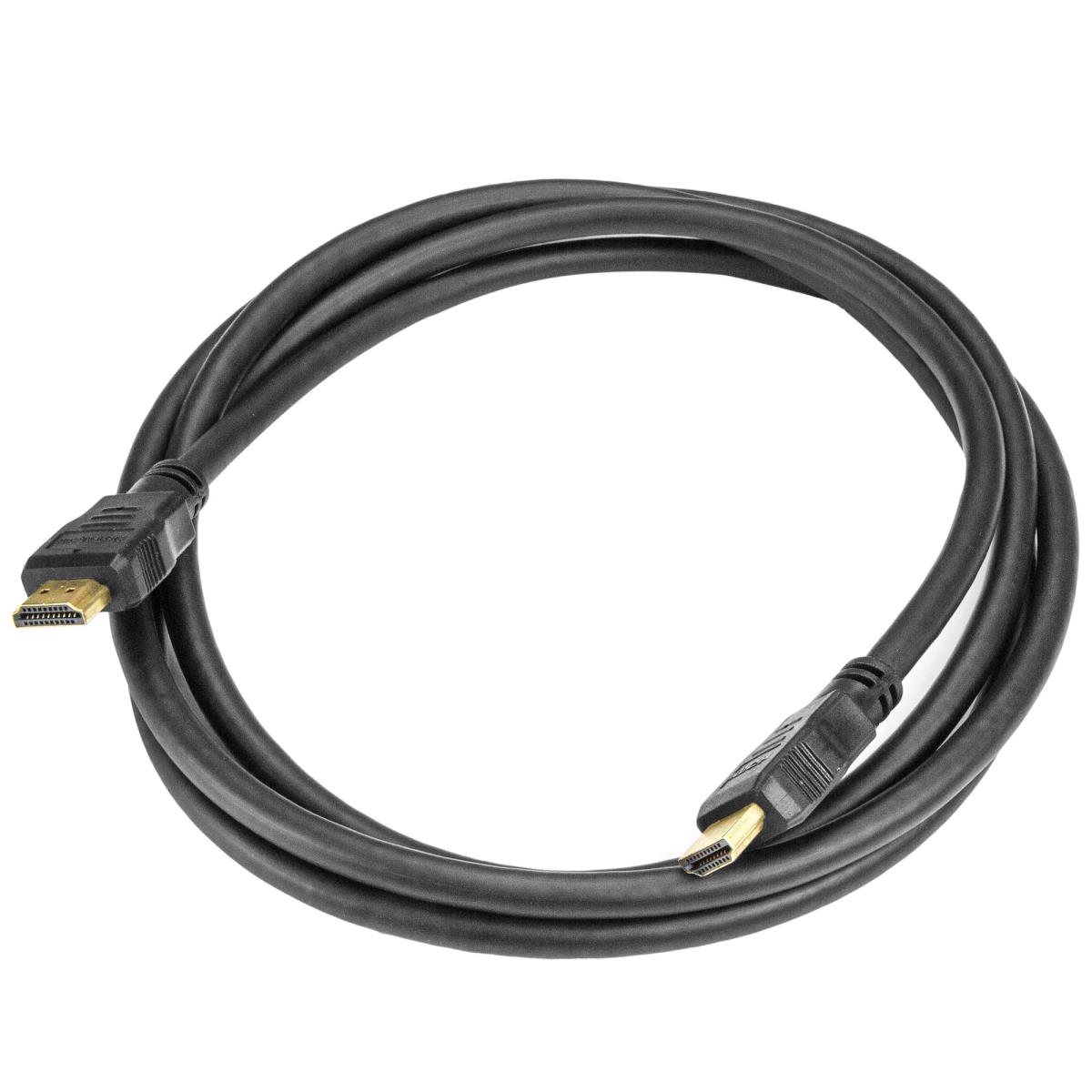 High Speed Hdmi Cable - Uhd 4k 30hz - M/m - Black - 2m