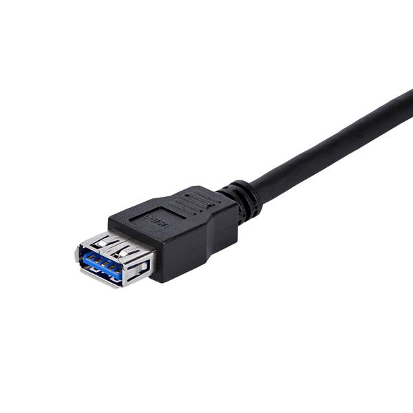 USB 3.0 Extension Cable Superspeed A To A - M/f 1m Black