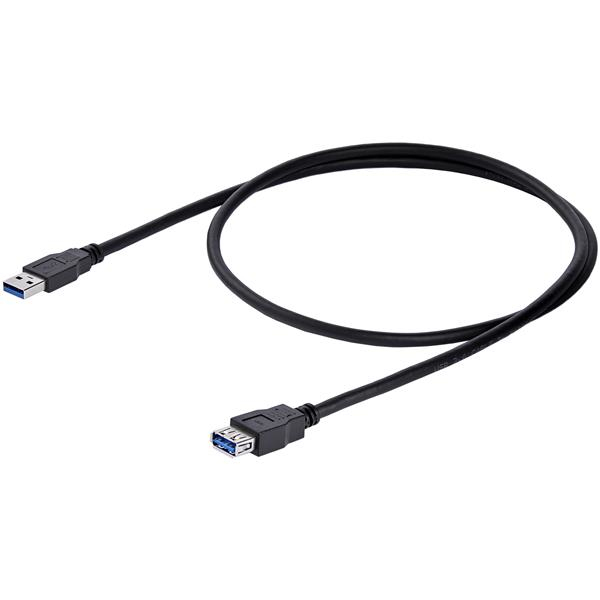 USB 3.0 Extension Cable Superspeed A To A - M/f 1m Black