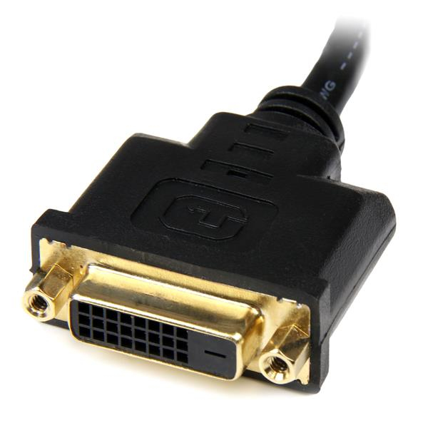 Hdmi (m) To DVI-d (f) Video Cable Adapter 8in