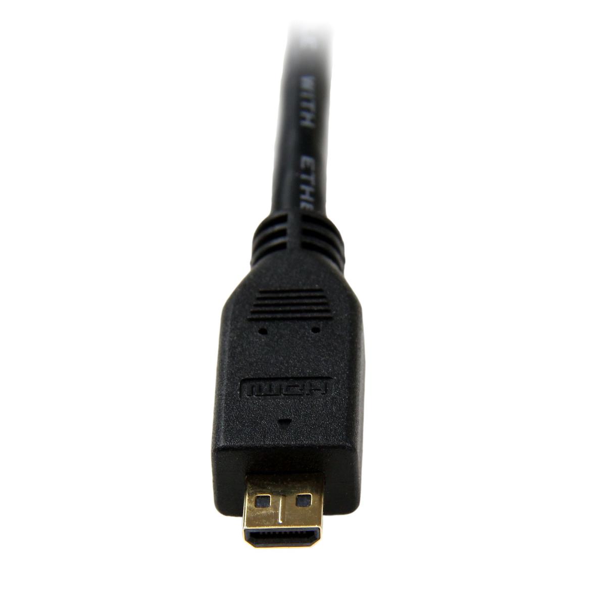 High Speed Hdmi Cable With Ethernet - Hdmi To Hdmi Micro - M/m 3m