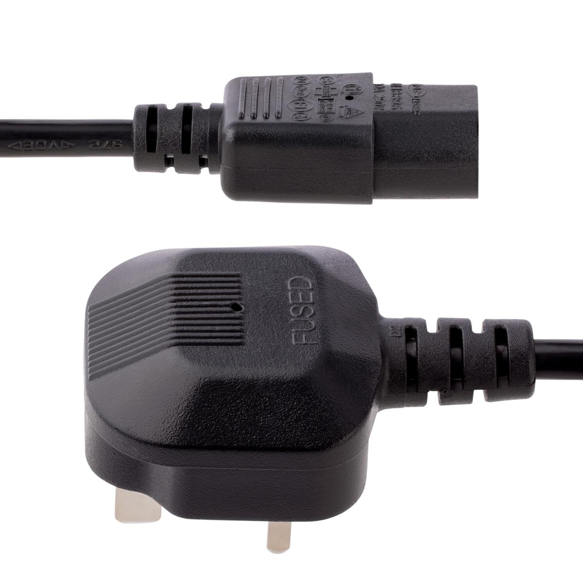 Uk Computer Power Cord Cable 3m (pxt101uk3m)