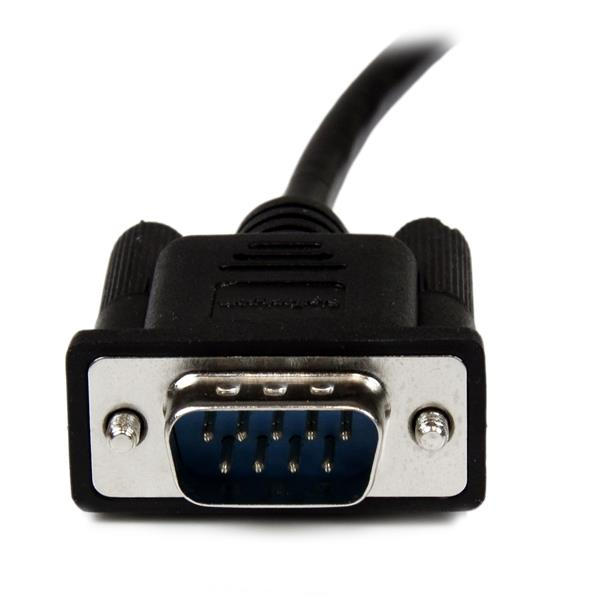 Cable Serial/ Null Modem F/m Db9 Rs232 1m Black