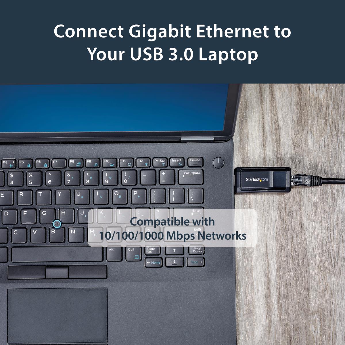 Nic Network Adapter USB 3.0 To Gigabit Ethernet - 10/100/1000 mbps