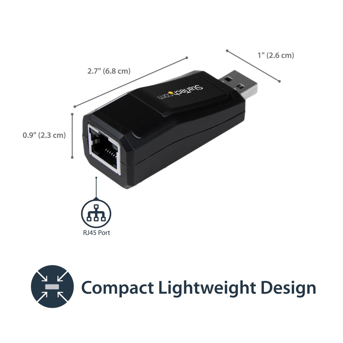 Nic Network Adapter USB 3.0 To Gigabit Ethernet - 10/100/1000 mbps