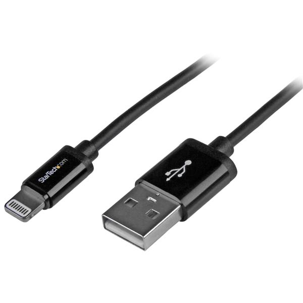 Apple 8-pin Lightning To USB Cable iPhone iPod iPad 1m Black