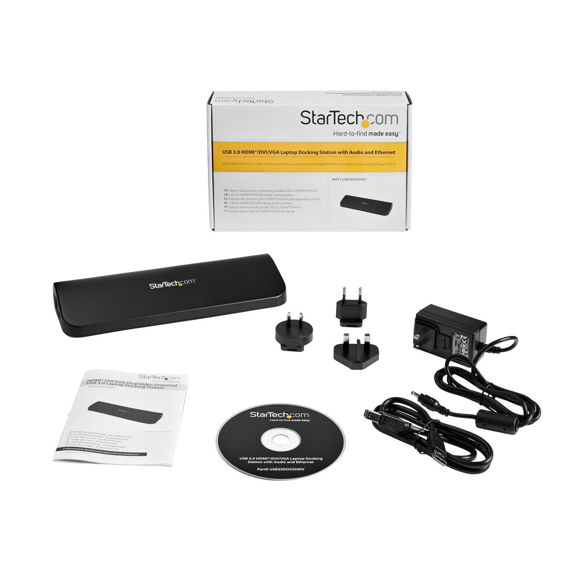 Docking Station - Hdmi DVI Vga Dual Video Universal USB 3.0