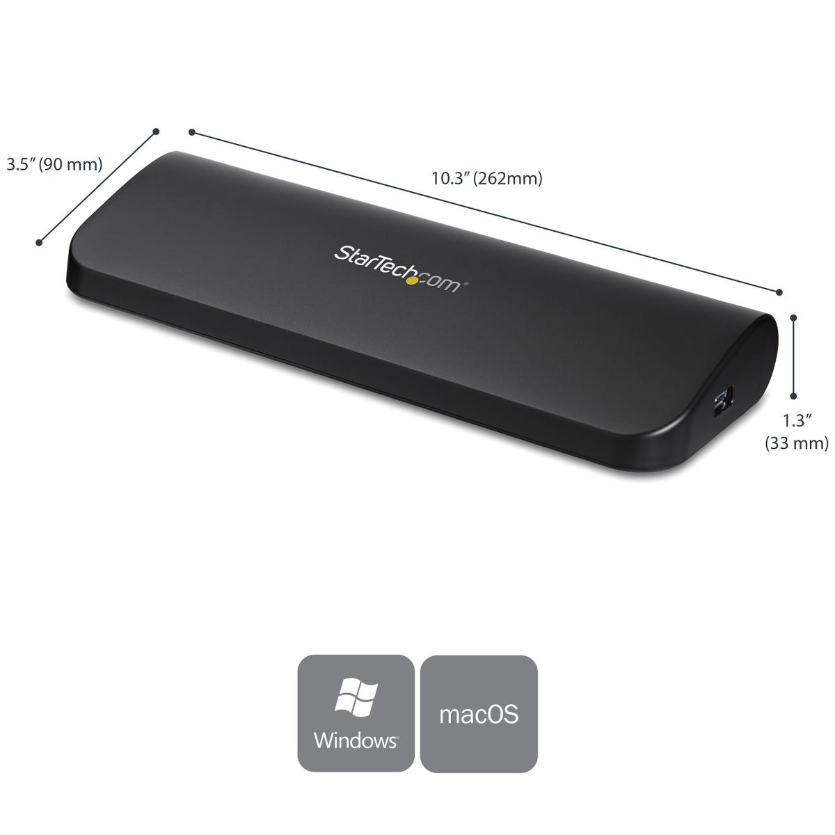 Docking Station - Hdmi DVI Vga Dual Video Universal USB 3.0