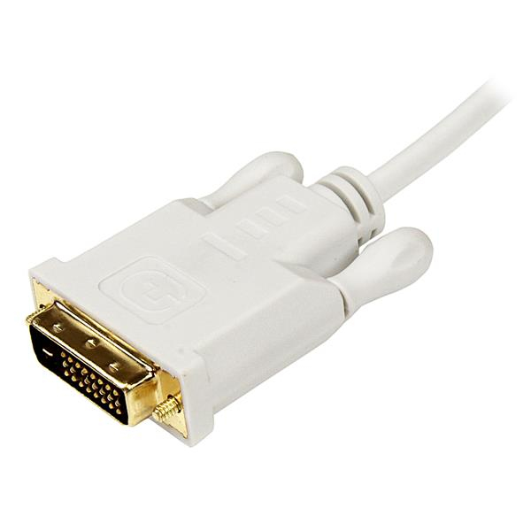 Mini DisplayPort To DVI Cable M/m 1m White