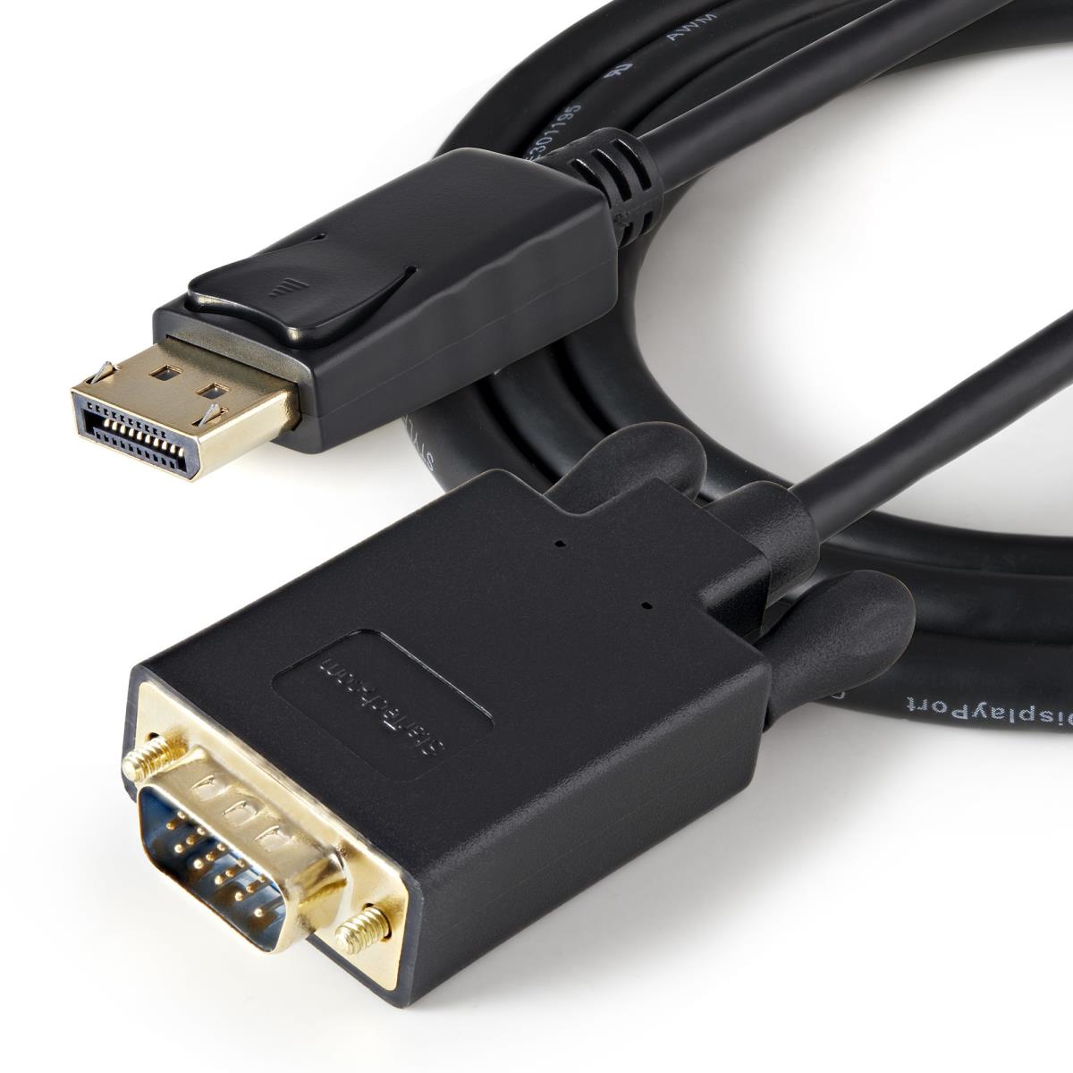 DisplayPort To Vga Adapter Converter - Dp To Vga - 1m Black