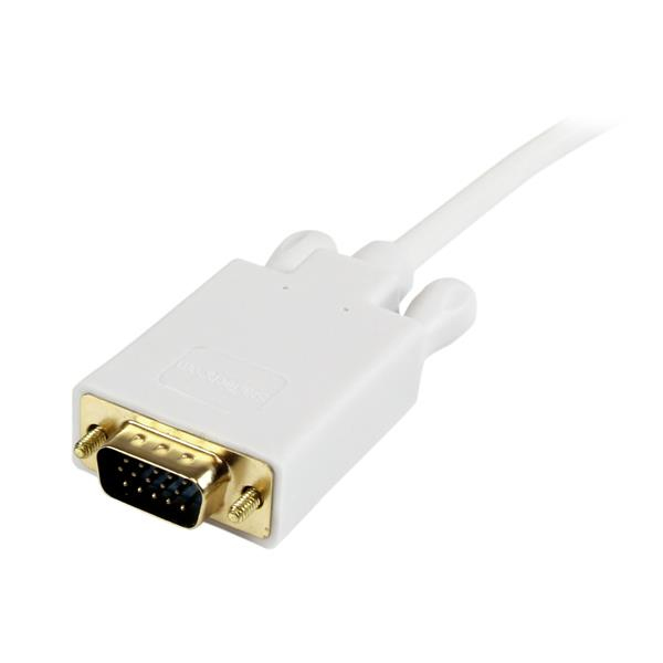 Mini DisplayPort To Vga Adapter - Mdp To Vga - 1m White