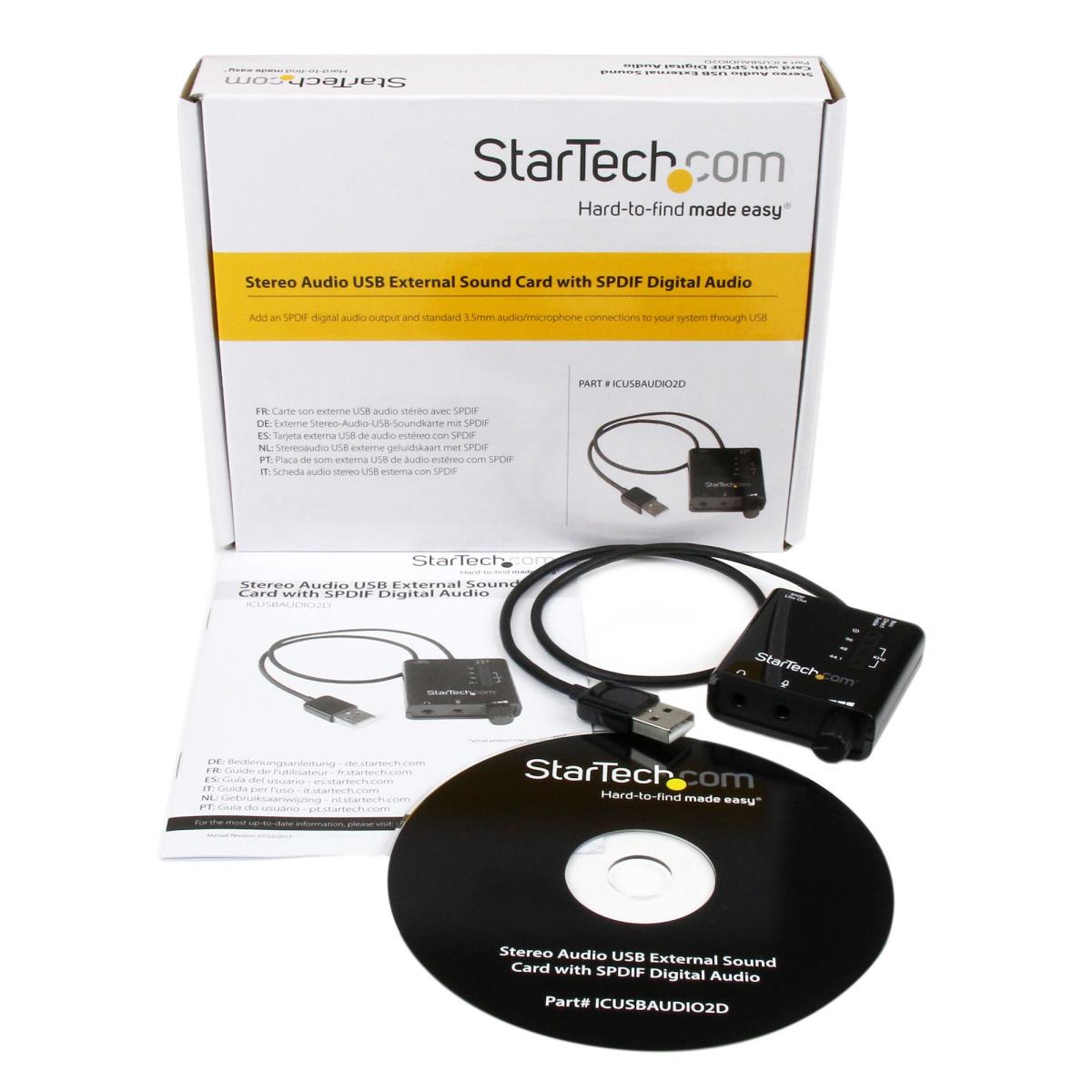 Sound Card USB To Audio Converter External Spdif
