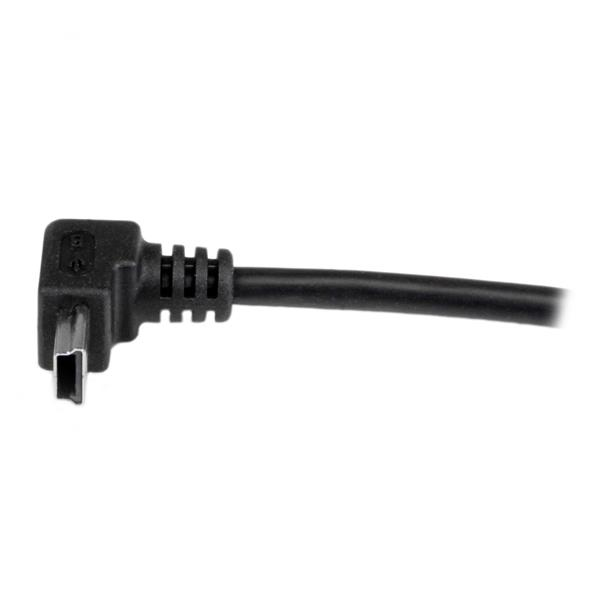 Angled Mini USB Cable - USB To Up Angle Mini USB Cable 1m