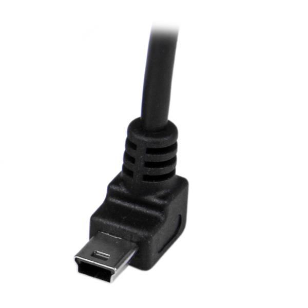 Angled Mini USB Cable - USB To Up Angle Mini USB Cable 1m