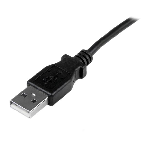 Angled Mini USB Cable - USB To Up Angle Mini USB Cable 1m