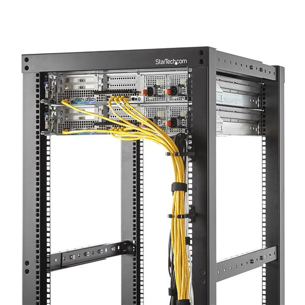 Vertical Server Rack Cable Management D-ring Hook - 1.8x3.9in (4.5x10cm) 1u