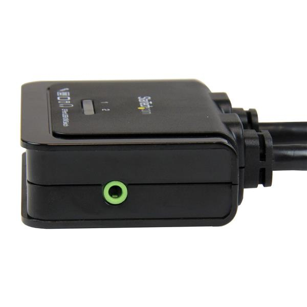 KVM Switch 2 Port USB Hdmi Cable With Audio And Remote Switch - USB Powered