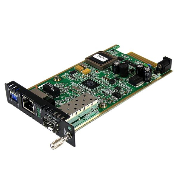 Gigabit Ethernet Fiber Media Converter Card Module With Open Sfp Slot