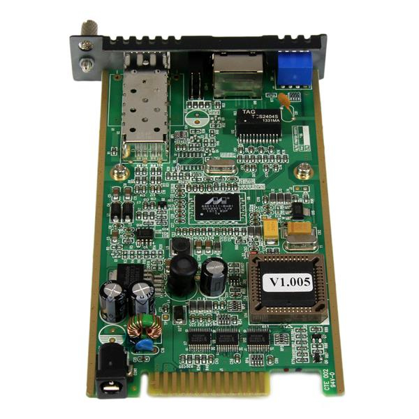Gigabit Ethernet Fiber Media Converter Card Module With Open Sfp Slot