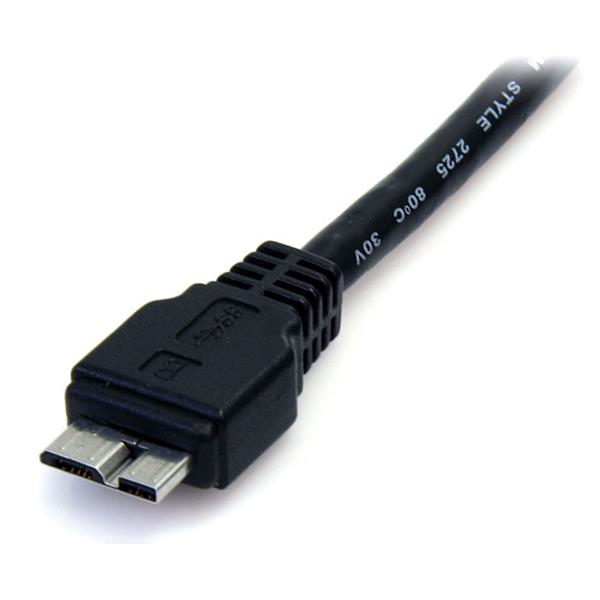Superspeed USB 3.0 Cable A To Micro B - M/m 0.5m Black