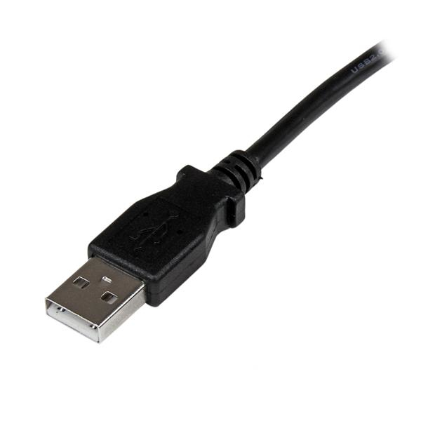 USB A To Right Angle B Cable - M/m 2m