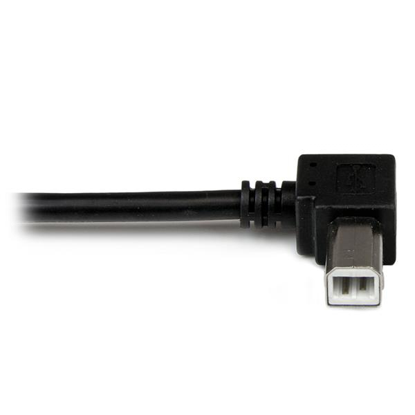USB 2.0 A To Left Angle B Cable - M/m 2m