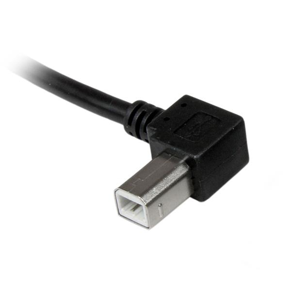 USB 2.0 A To Left Angle B Cable - M/m 2m