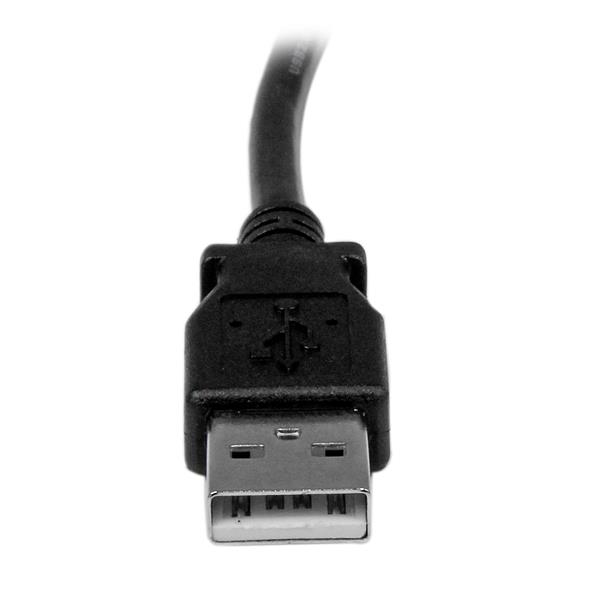 USB 2.0 A To Left Angle B Cable - M/m 2m