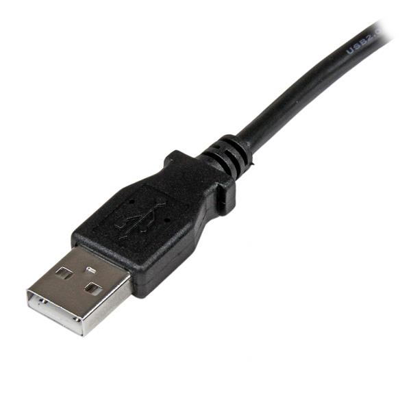 USB 2.0 A To Left Angle B Cable - M/m 1m