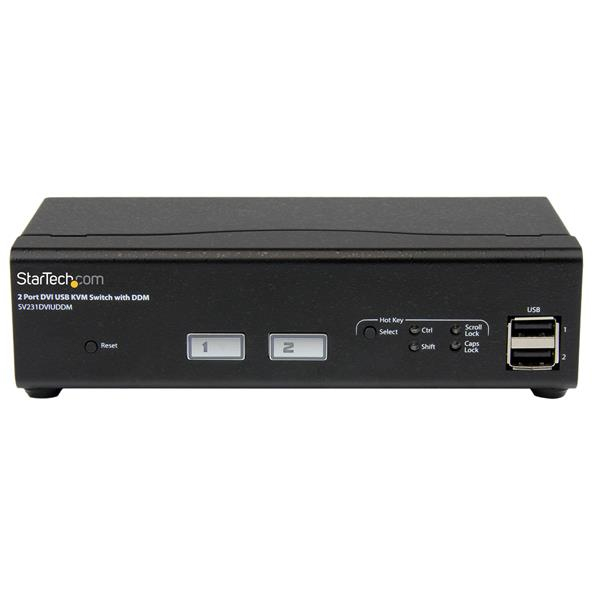 KVM Switch DVI USB With Cables 2port - USB Ddm Switch