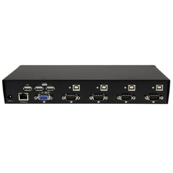 KVM Switch 4port Vga USB With Cables - USB Ddm Switch