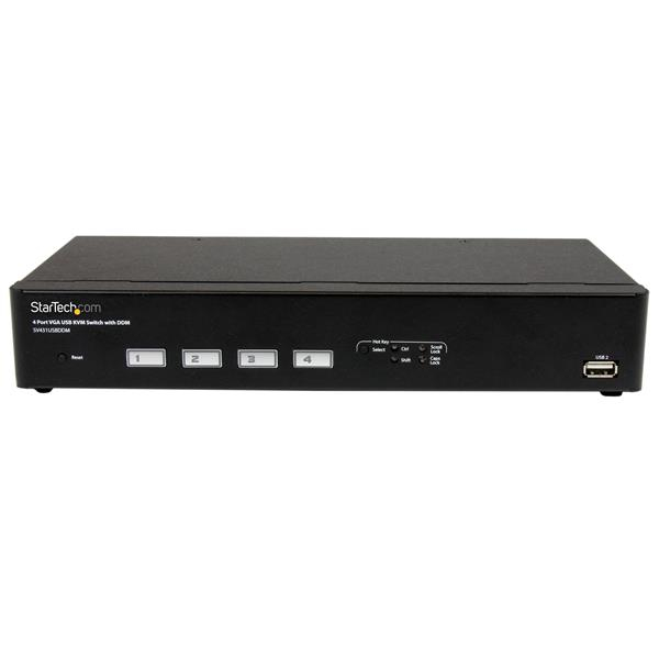 KVM Switch 4port Vga USB With Cables - USB Ddm Switch