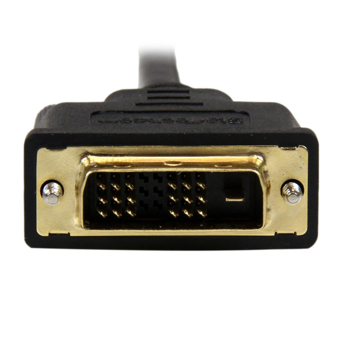 Mini Hdmi Male To DVI-d Male Cable 1920x1200 Video 1m