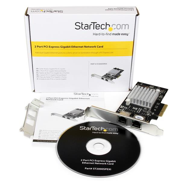 Network Card 2 Port Pci-e (x4) Gbe - Intel ChIPSet
