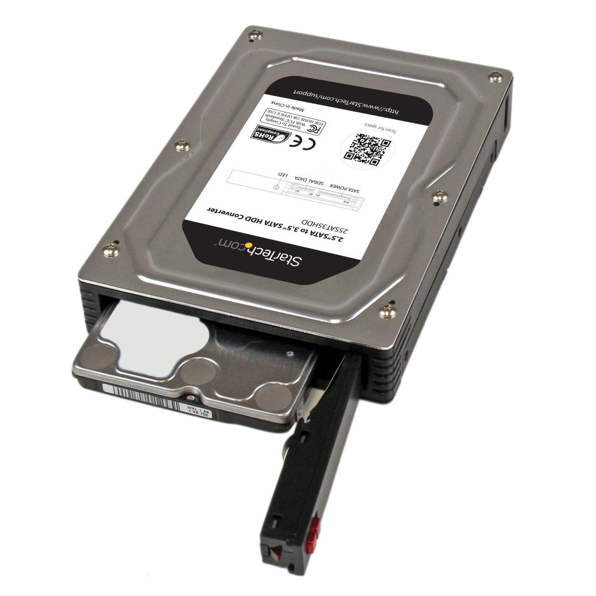 SATA Hard Drive Adapter Converter - SSD/HDD 2.5in To 3.5in