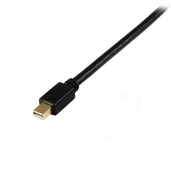 Mini DisplayPort To DVI Active Adapter Converter Cable - Mdp To DVI 2m Black