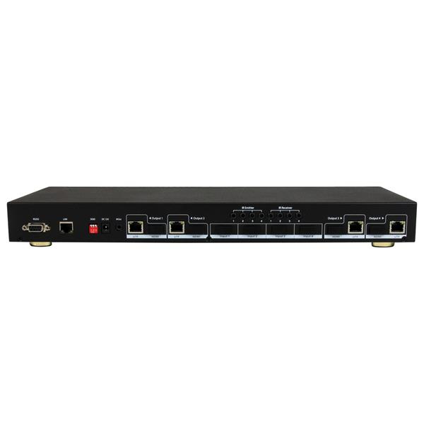 Hdmi Over Cat5 Extender W/ 4x4 Matrix Switcher 70m 4k/1080p