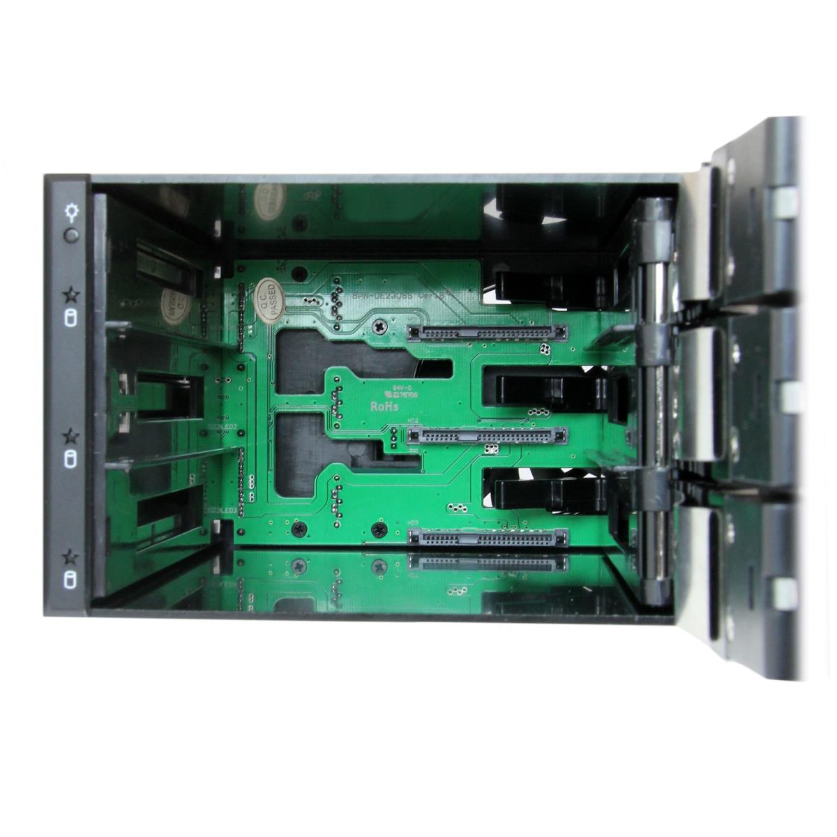 HDD Trayless Mobile Rack Backplane 3 Bay 3.5in SATA / SAS