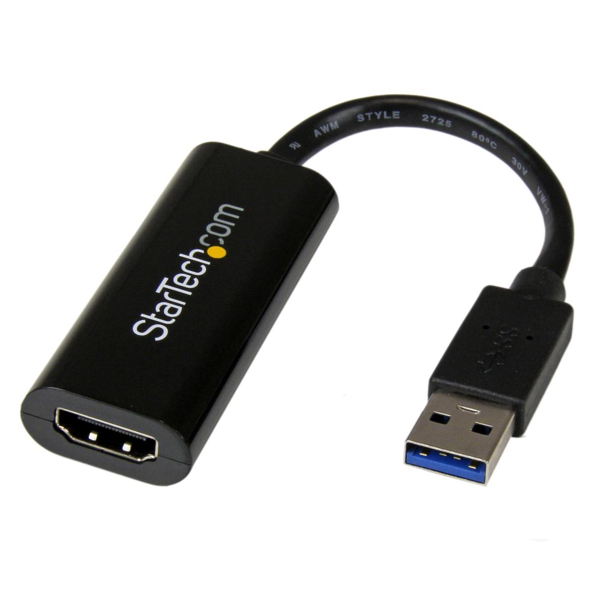 External Video Card Multi Monitor Adapter - Slim USB 3.0 To Hdmi