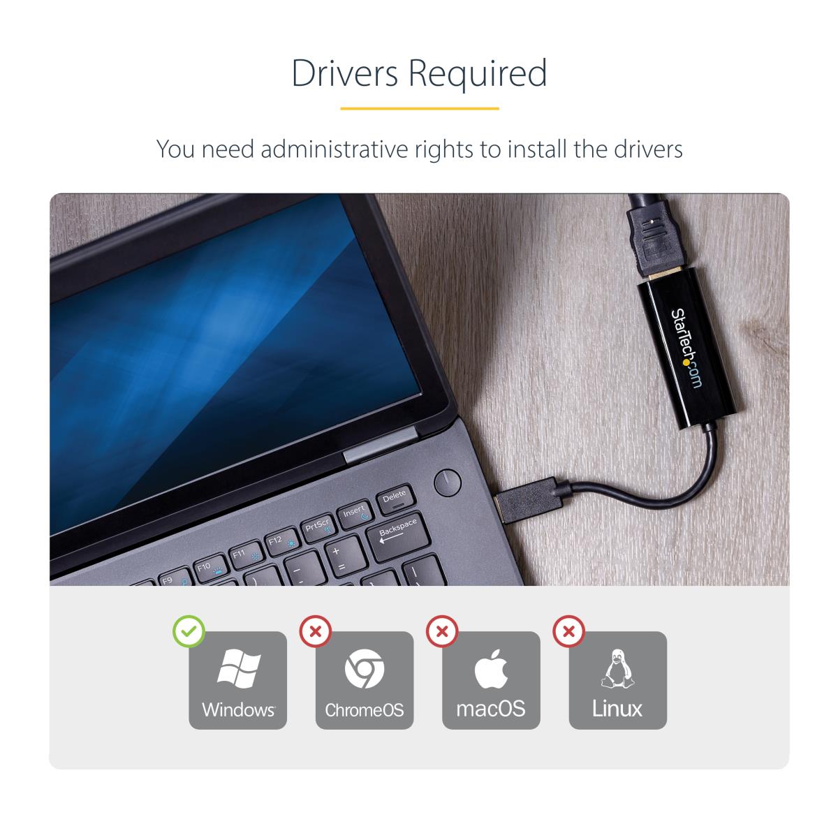 External Video Card Multi Monitor Adapter - Slim USB 3.0 To Hdmi