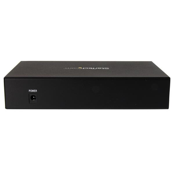 Unmanaged Industrial Gigabit Power Over Ethernet Switch 8 Port 802.3af/at Poe+ - Wall Mountable