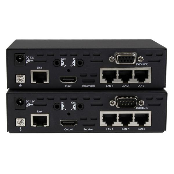 Hdmi Over Cat5 Extender Power Cable Rs232 Ir Ethernet - 100m