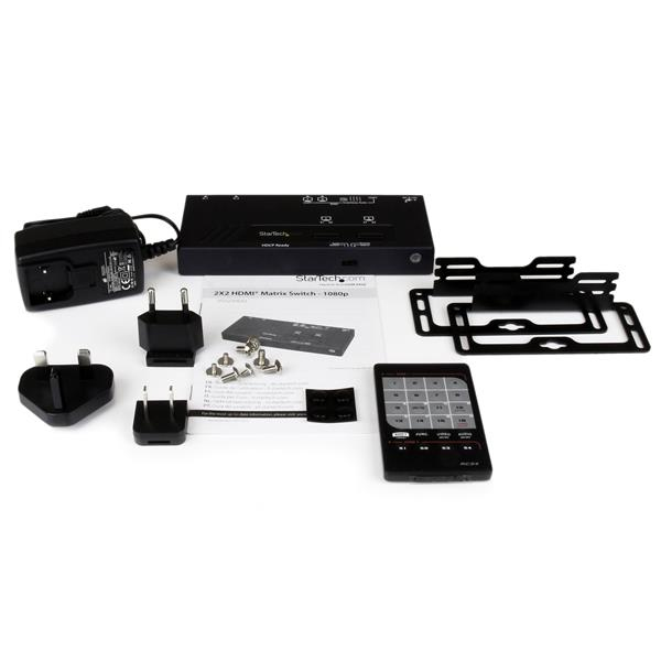 Hdmi Matrix Switch 2x2 W/ Auto Selecting   1080p